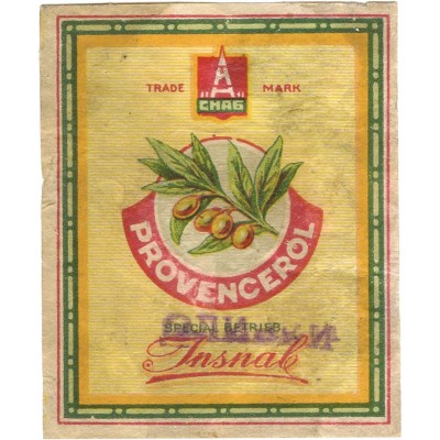 Этикетка «Trade mark «A СНАБ»